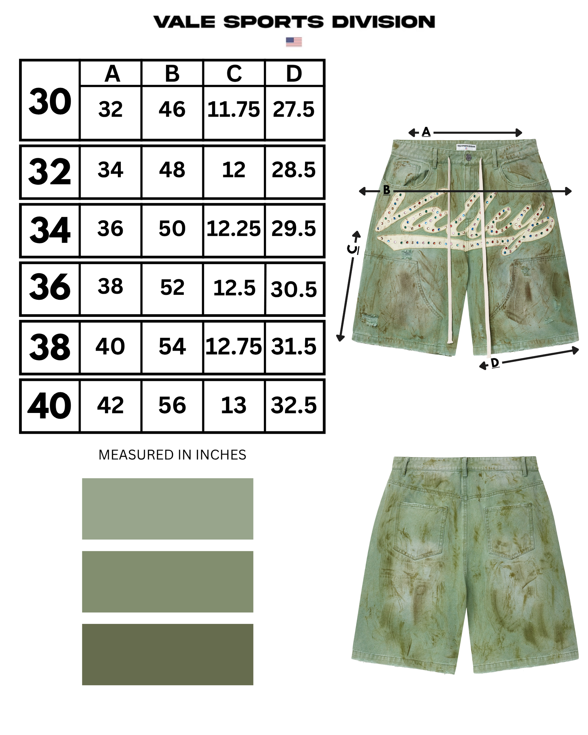 GREEN SKITTLE JORTS