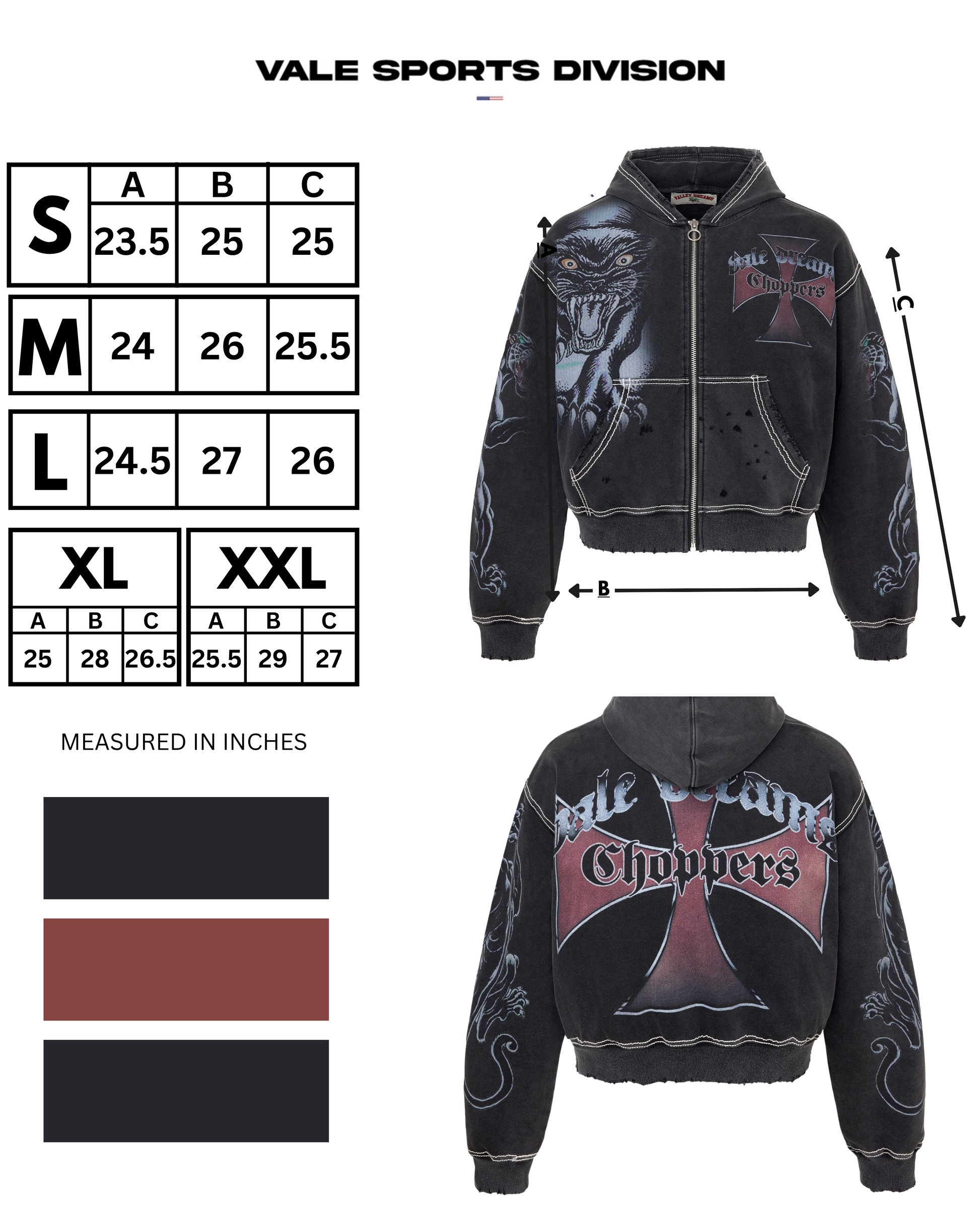 HARDY BOYZ ZIP UP – Vale Forever