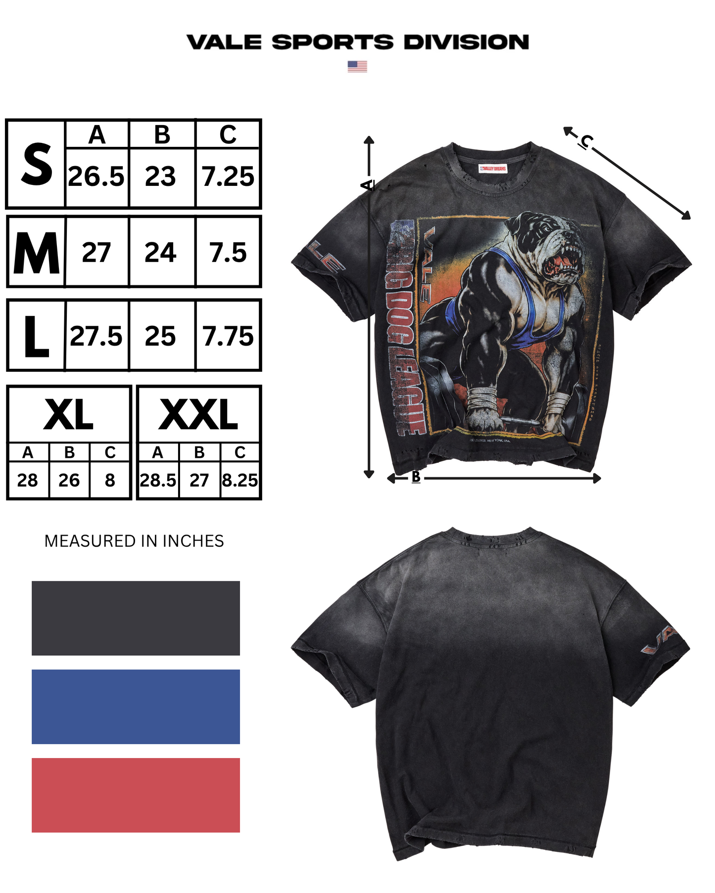 HEAVYWEIGHT TEE [BLACK]