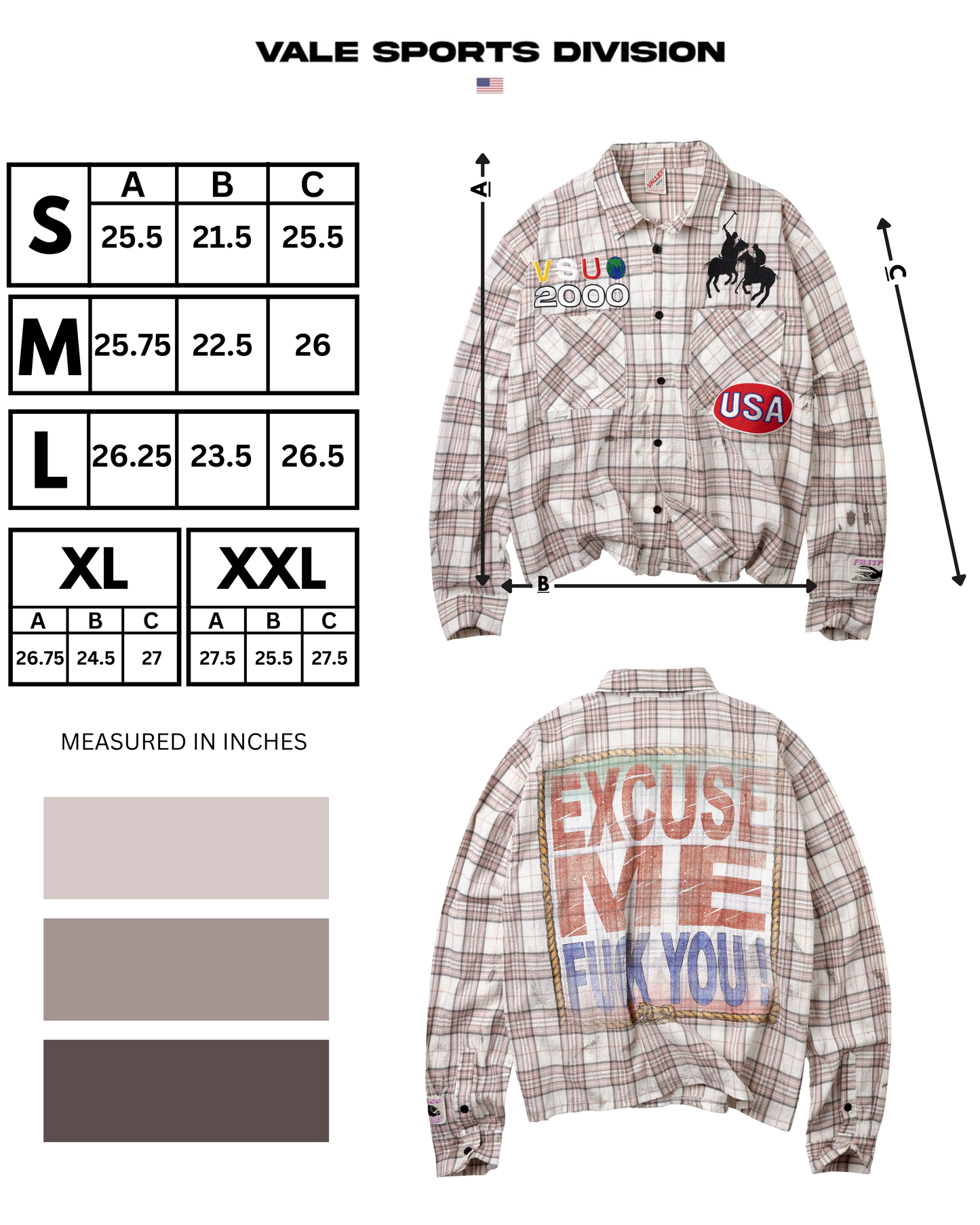 VSU 2000 FLANNELS