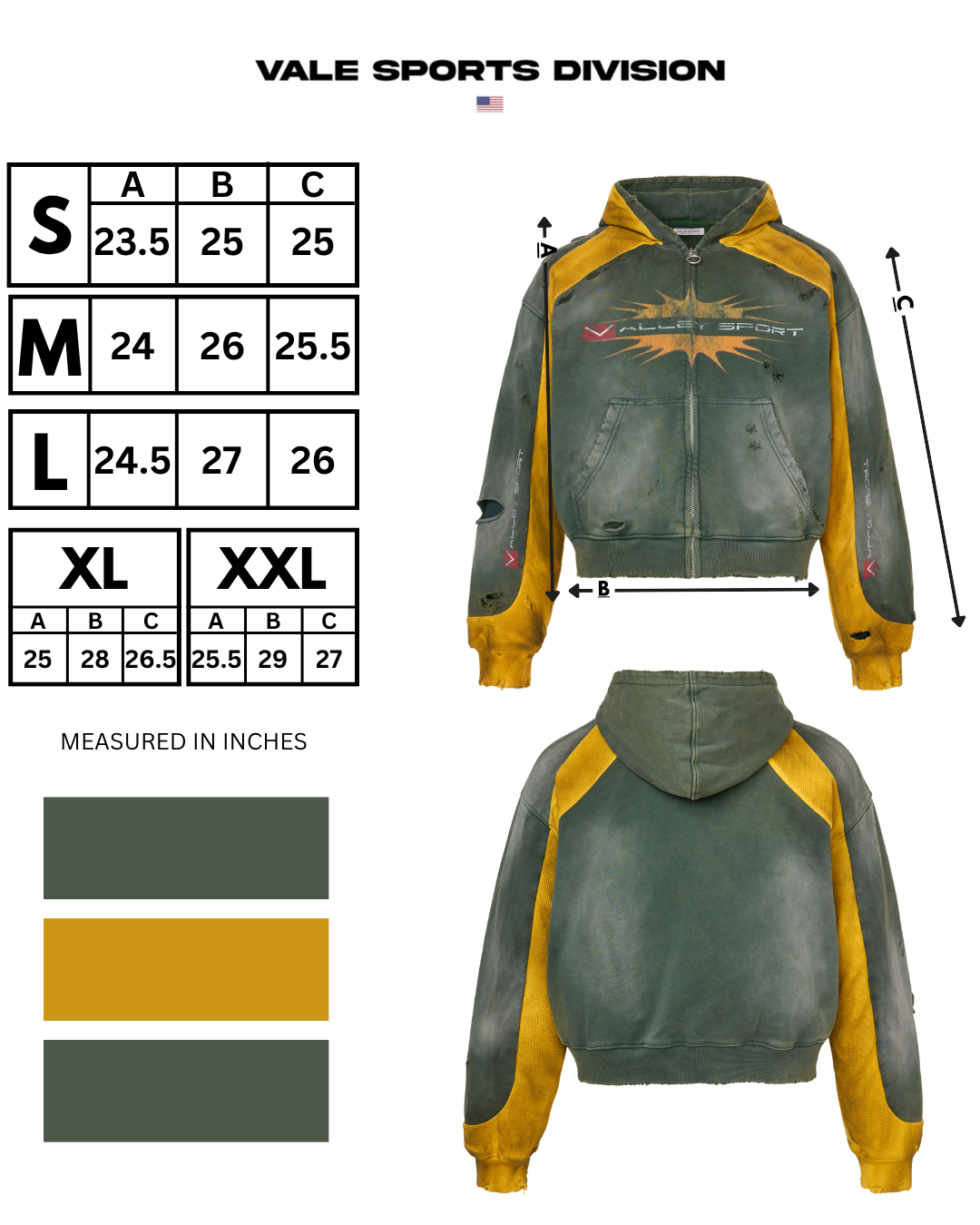 KHALIFA ZIP UP [GREEN]
