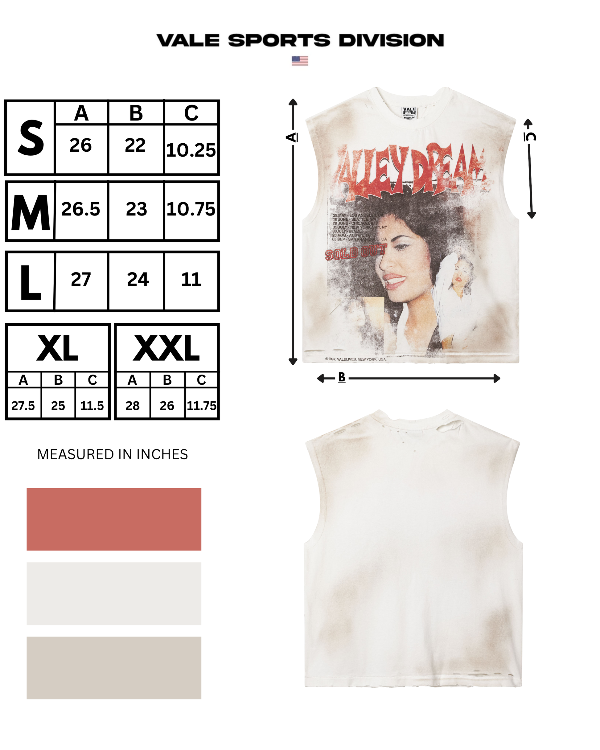 LA FLOR MUSCLE TEE