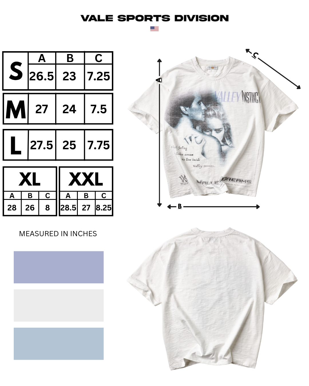 VALLEY INSTINCT TEE [WHITE]