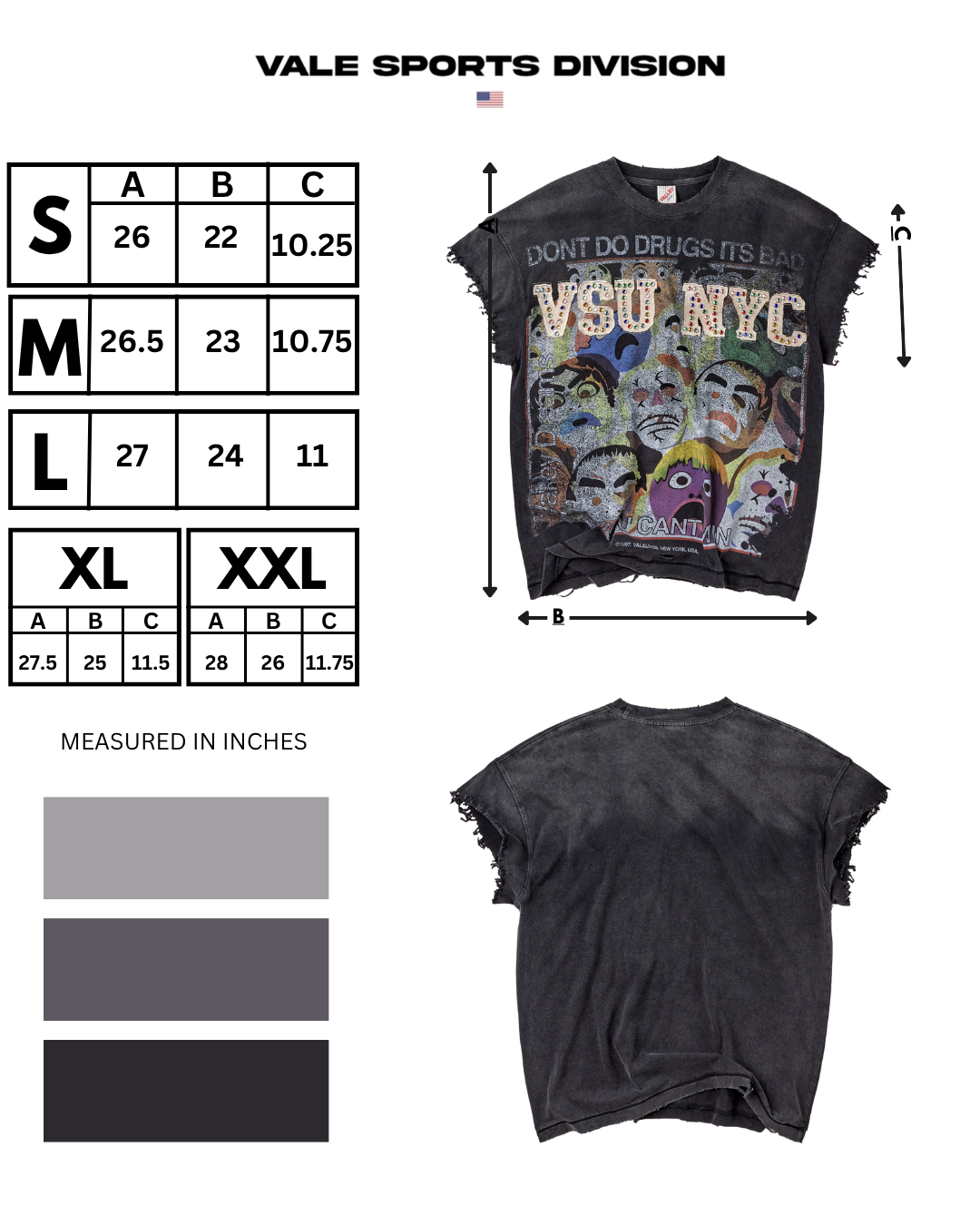 NO DRUGS TANK [BLACK]