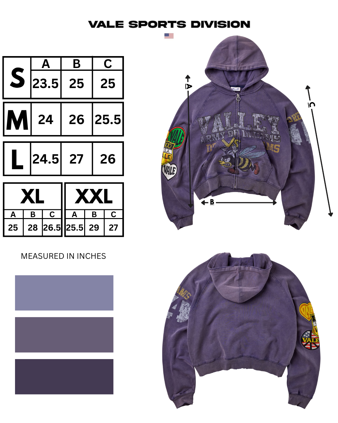 ARMY ZIP UP [NAVY]