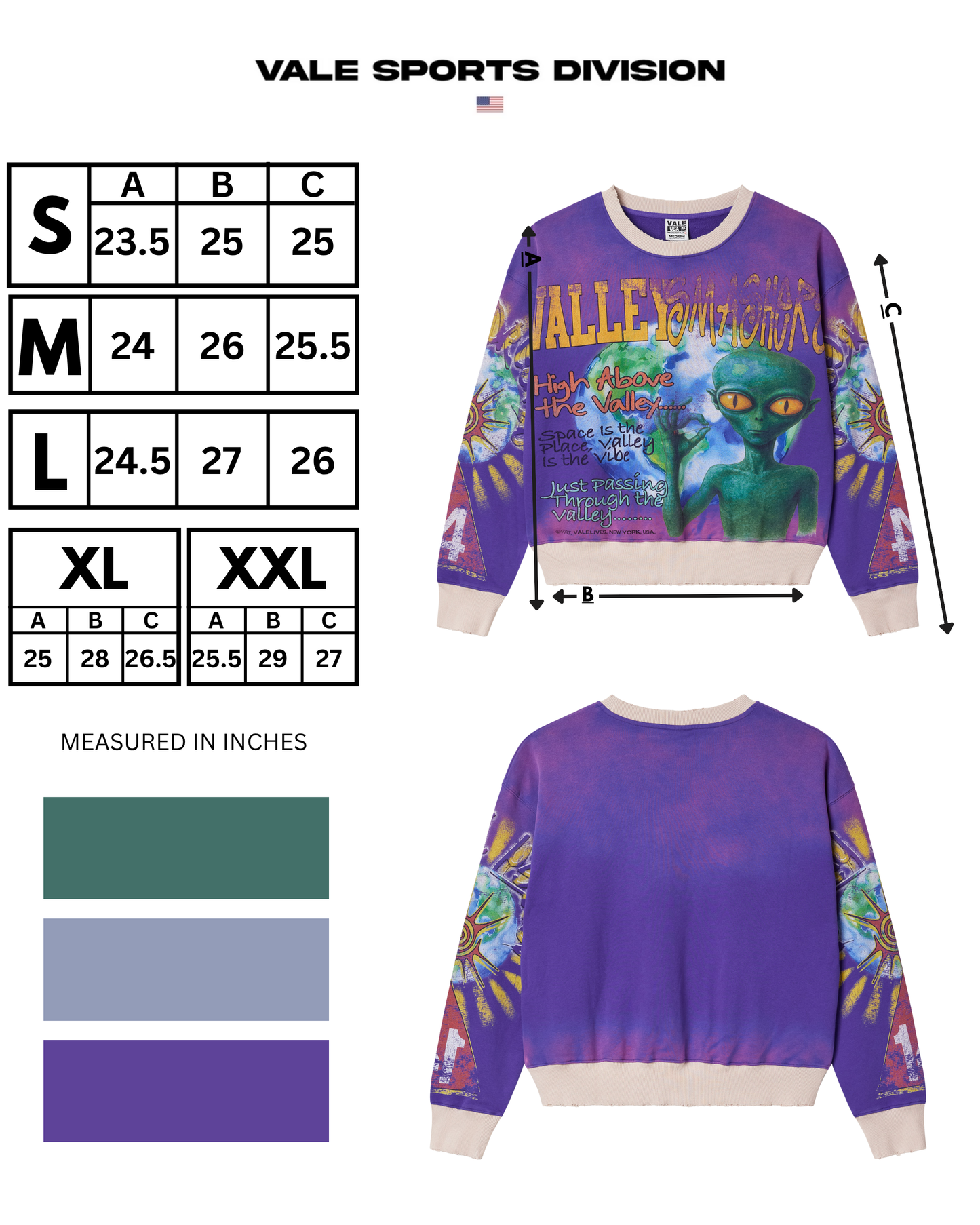 SPACE ALIEN CREWNECK