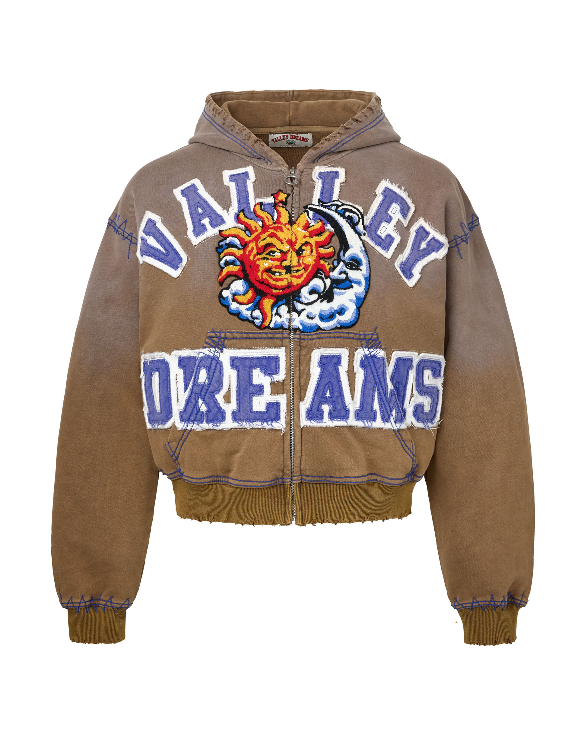 SUNNY ZIP UP [BROWN] – Vale Forever