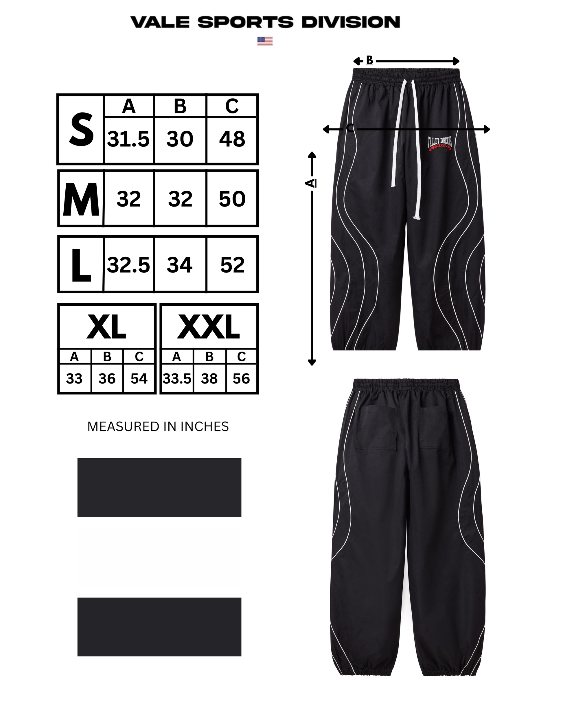 UNIFORM TRACK BOTTOMS
