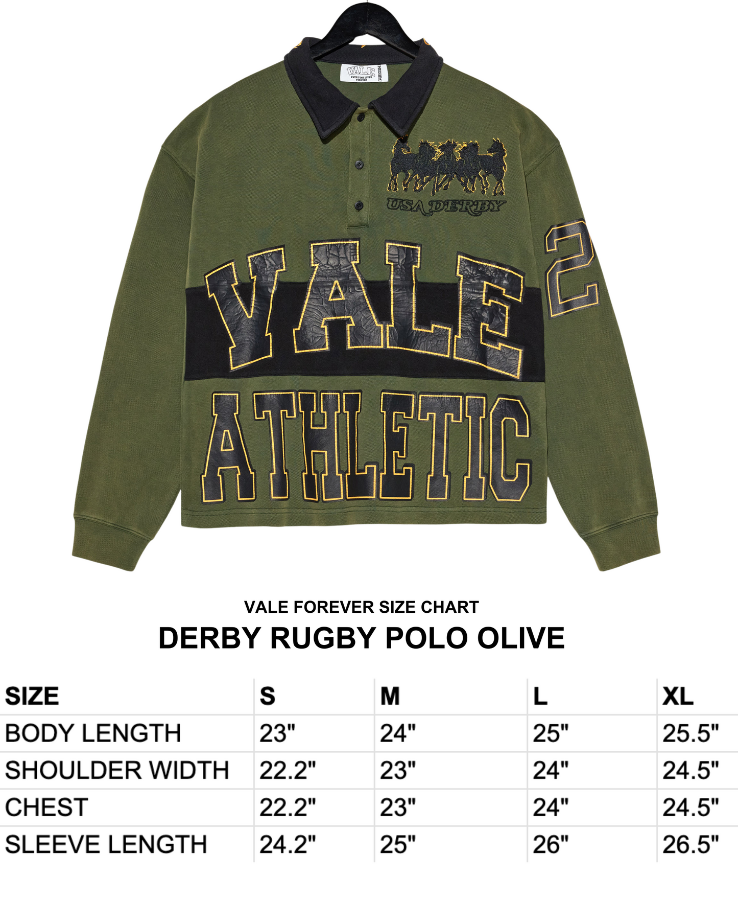 DERBY RUGBY POLO OLIVE