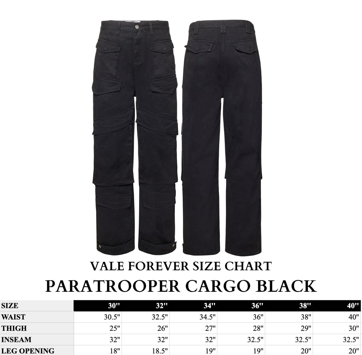 PARATROOPER CARGO BLACK