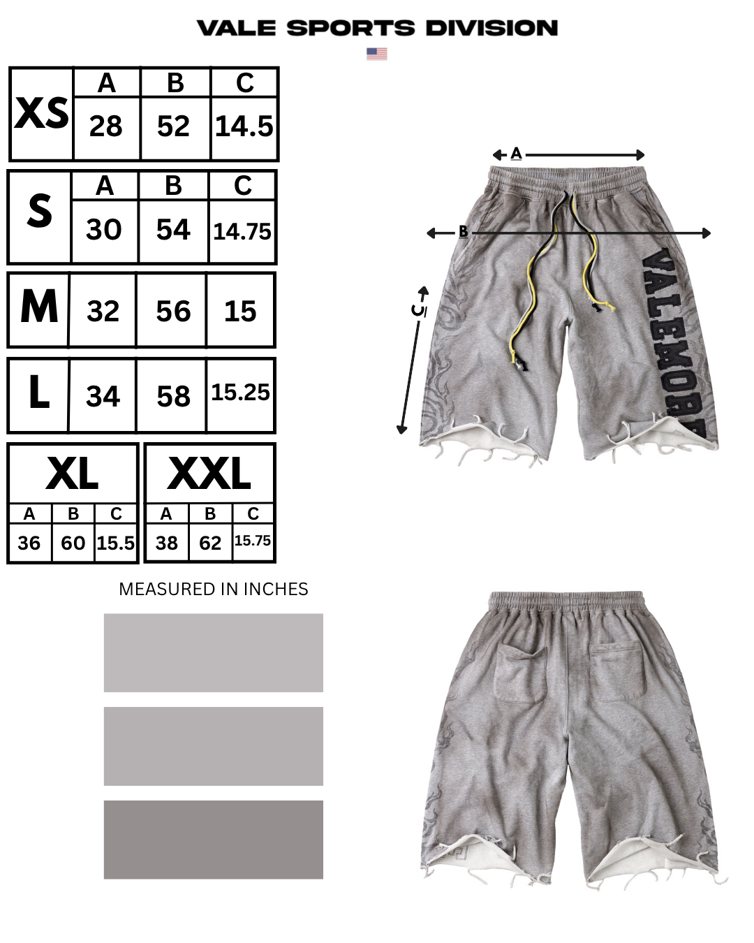 VALEMORE 3/4 SHORTS