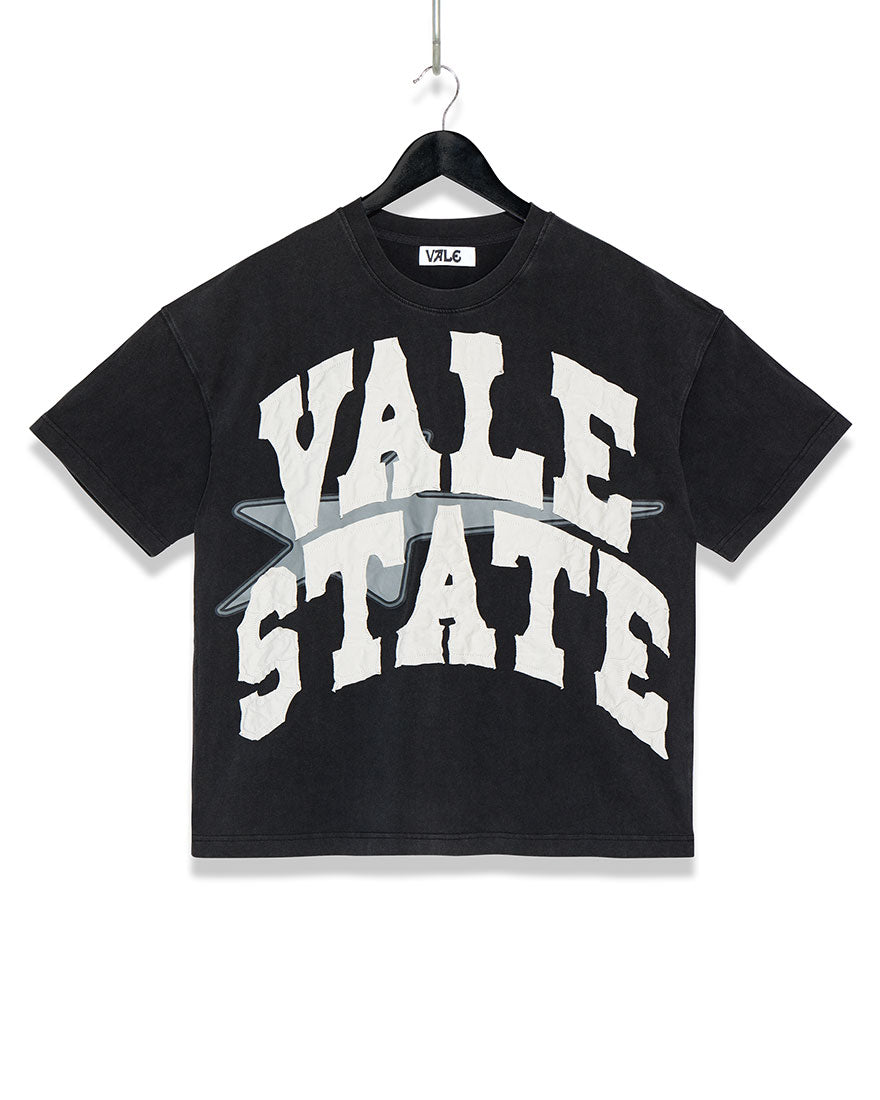VALE STATE BLACK TEE