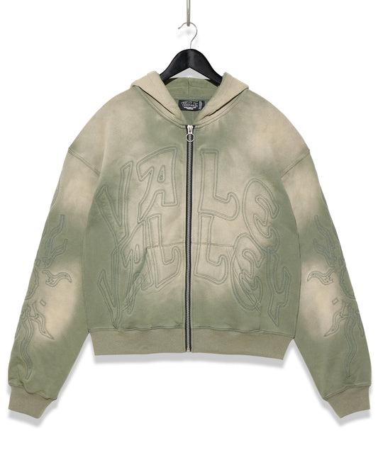 VALE VALLEY FOREST ZIP UP HOODIE