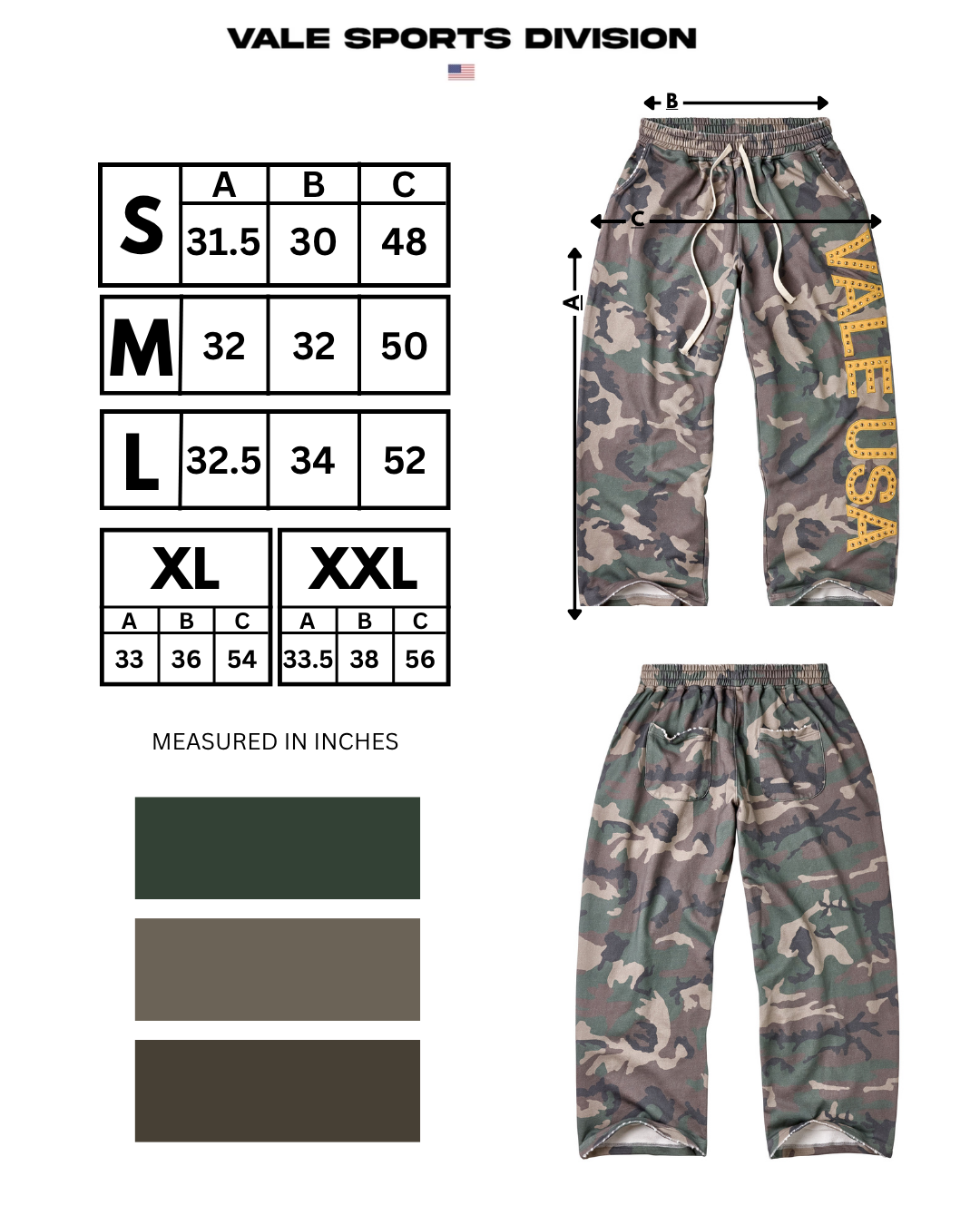 CAMO SWEATS