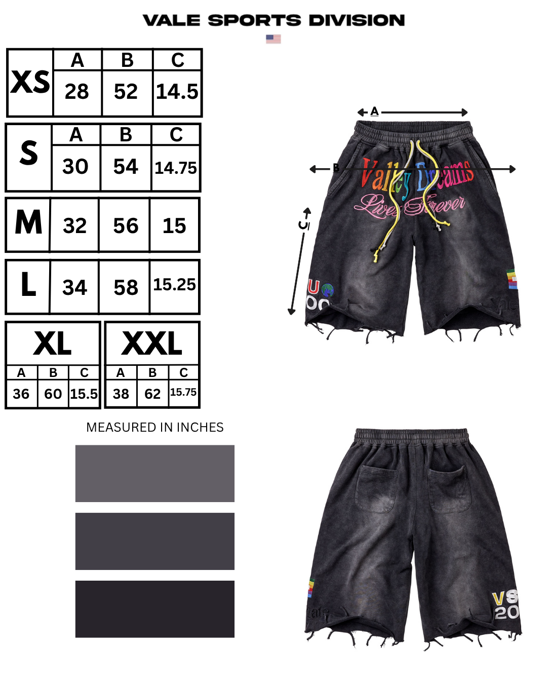VSU 3/4 SHORTS