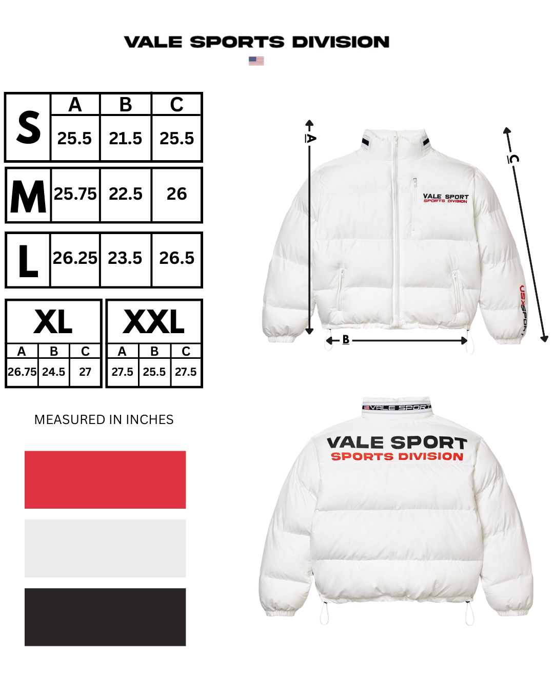 VSX PUFFER [WHITE]
