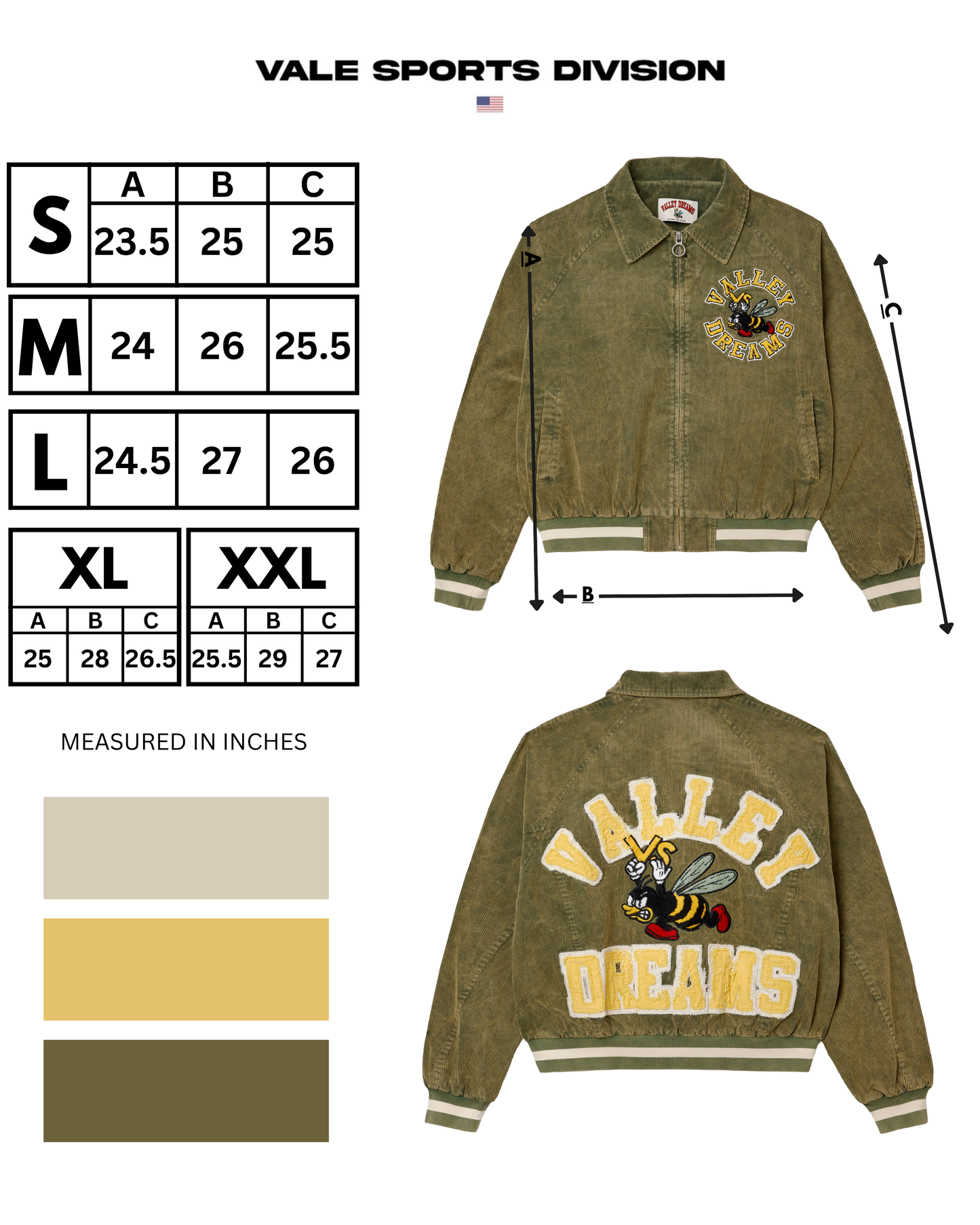 ANGRY BEE JACKET [OLIVE]