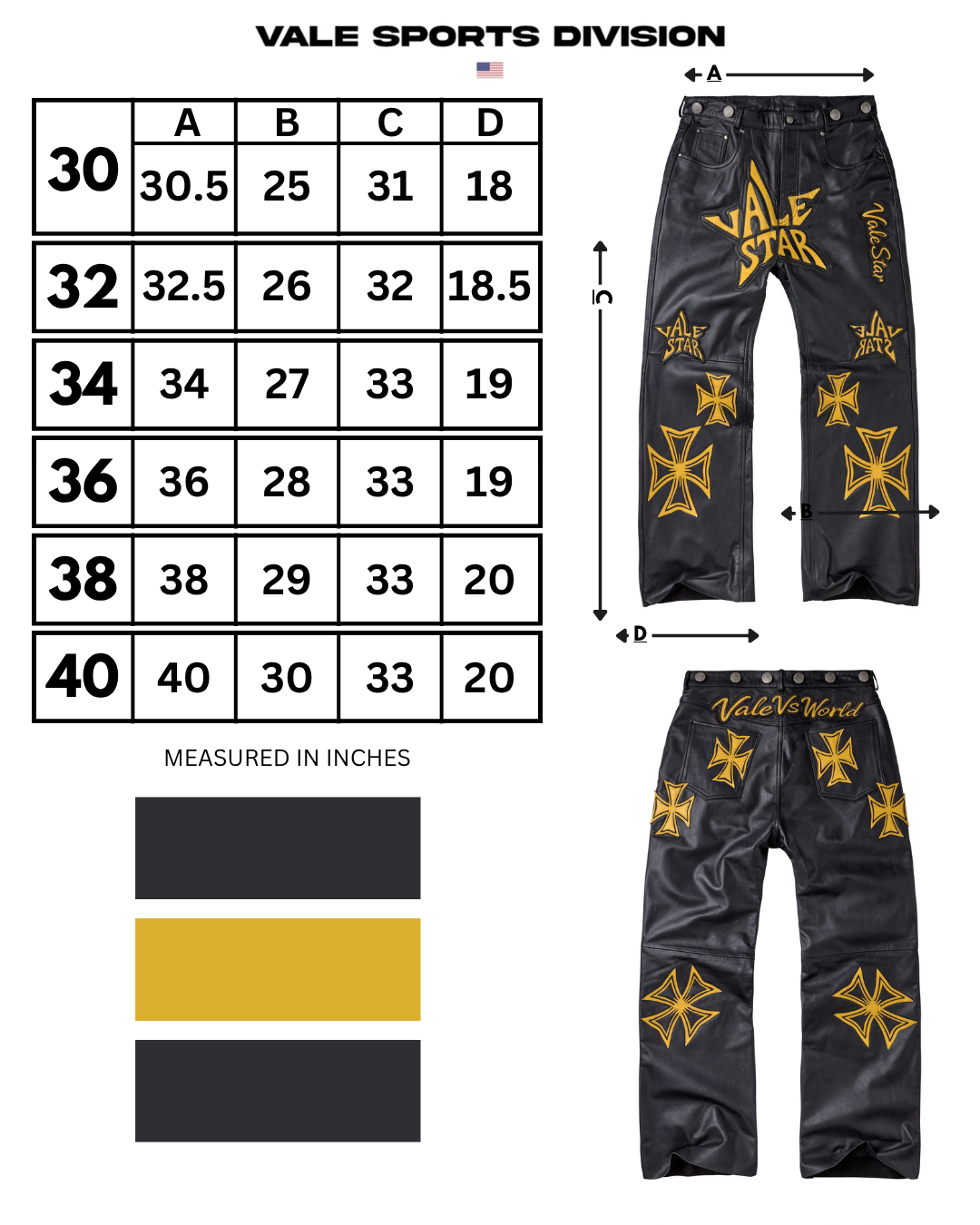 ALLSTAR LEATHER PANTS [CANARY]