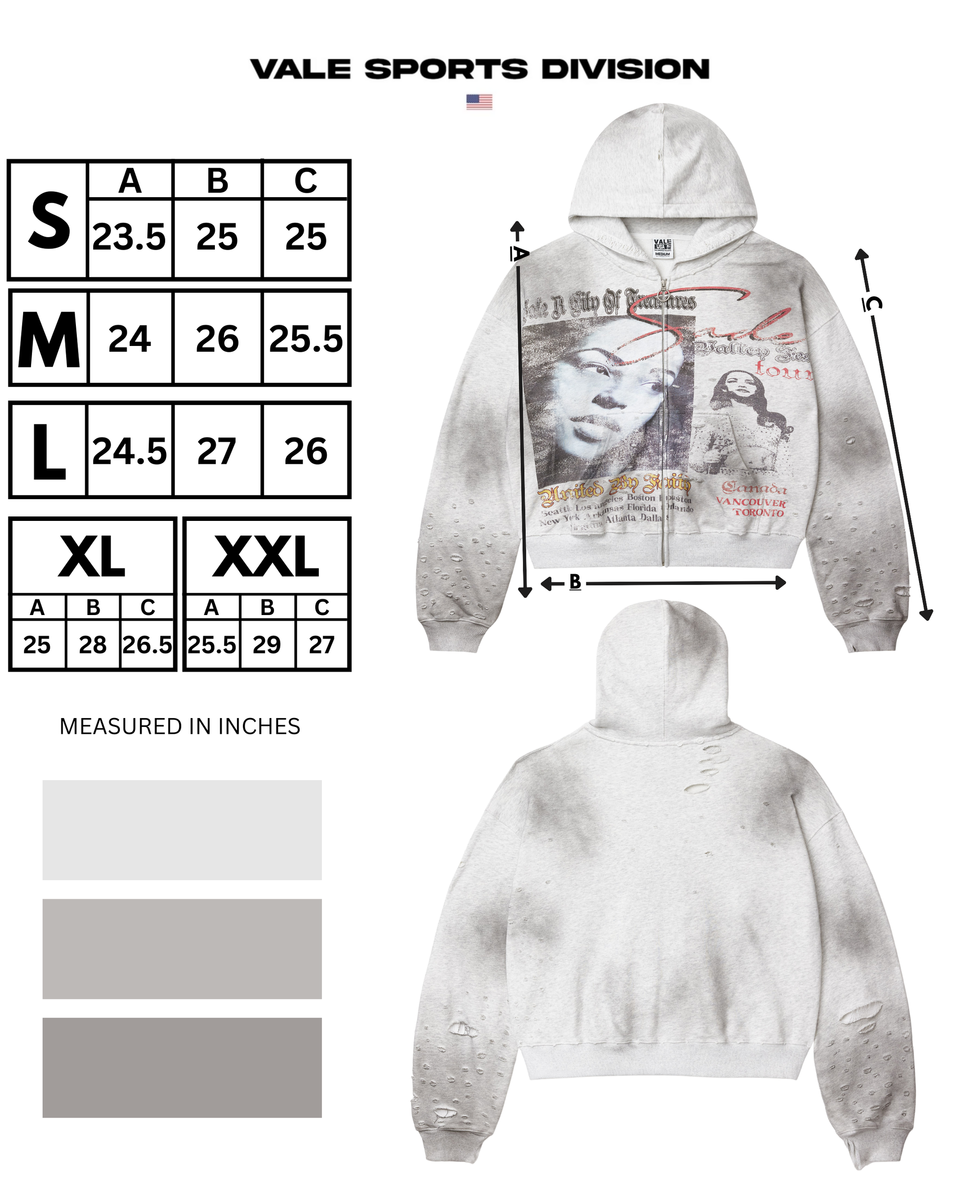 VALLEY FEST ZIP UP HOODIE